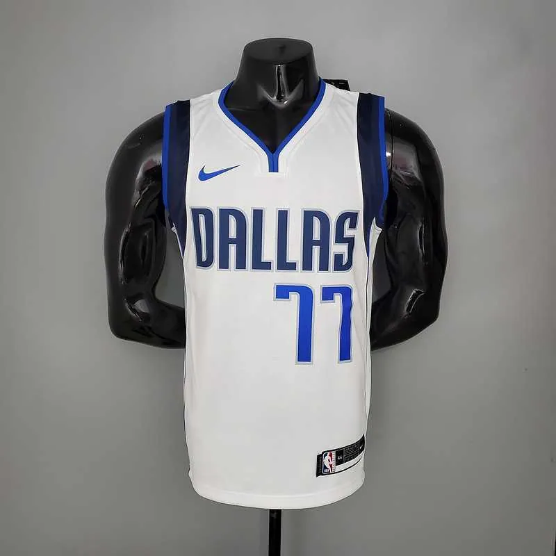 DONCIC#77 Lone Ranger home White 8