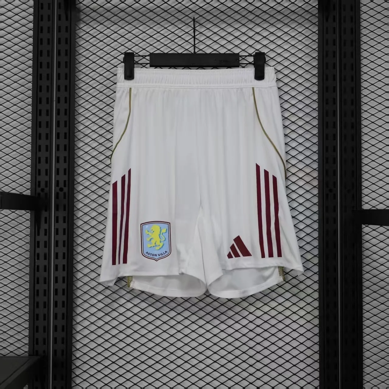 25-26 Aston Villa Home Player Version Shorts Football Pant AAAAJersey Dropship Yupoo 7