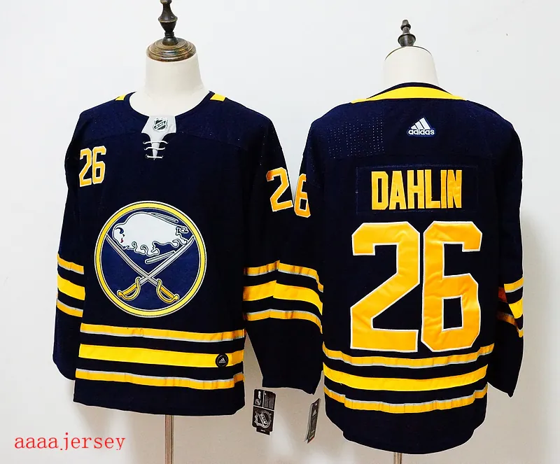 Buffalo Sabres ice hockey jersey M-3XL 水牛城军刀队冰球服 5