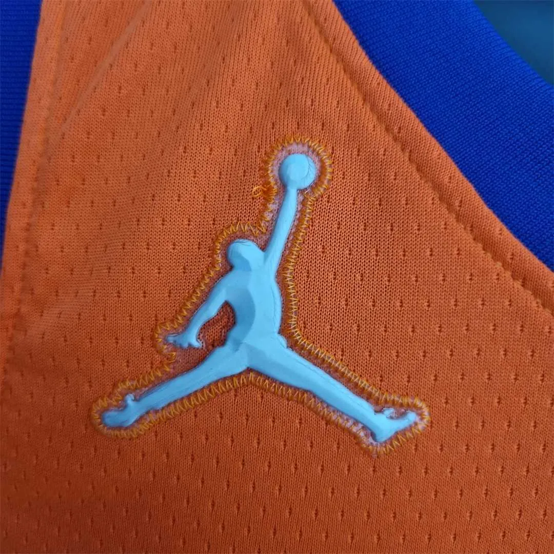 75th Anniversary PAUL#3 Phoenix Suns Jordan Theme Orange NBA Jersey 9