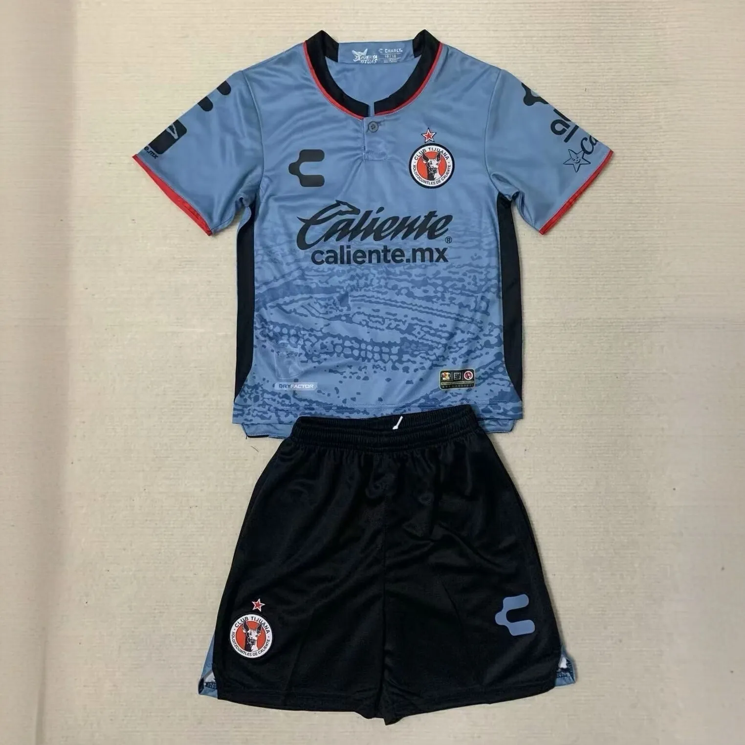 23-24 Tijuana Away Kids Kits Xolos Children Sets Soccer AAAAJerseys Yupoo 2