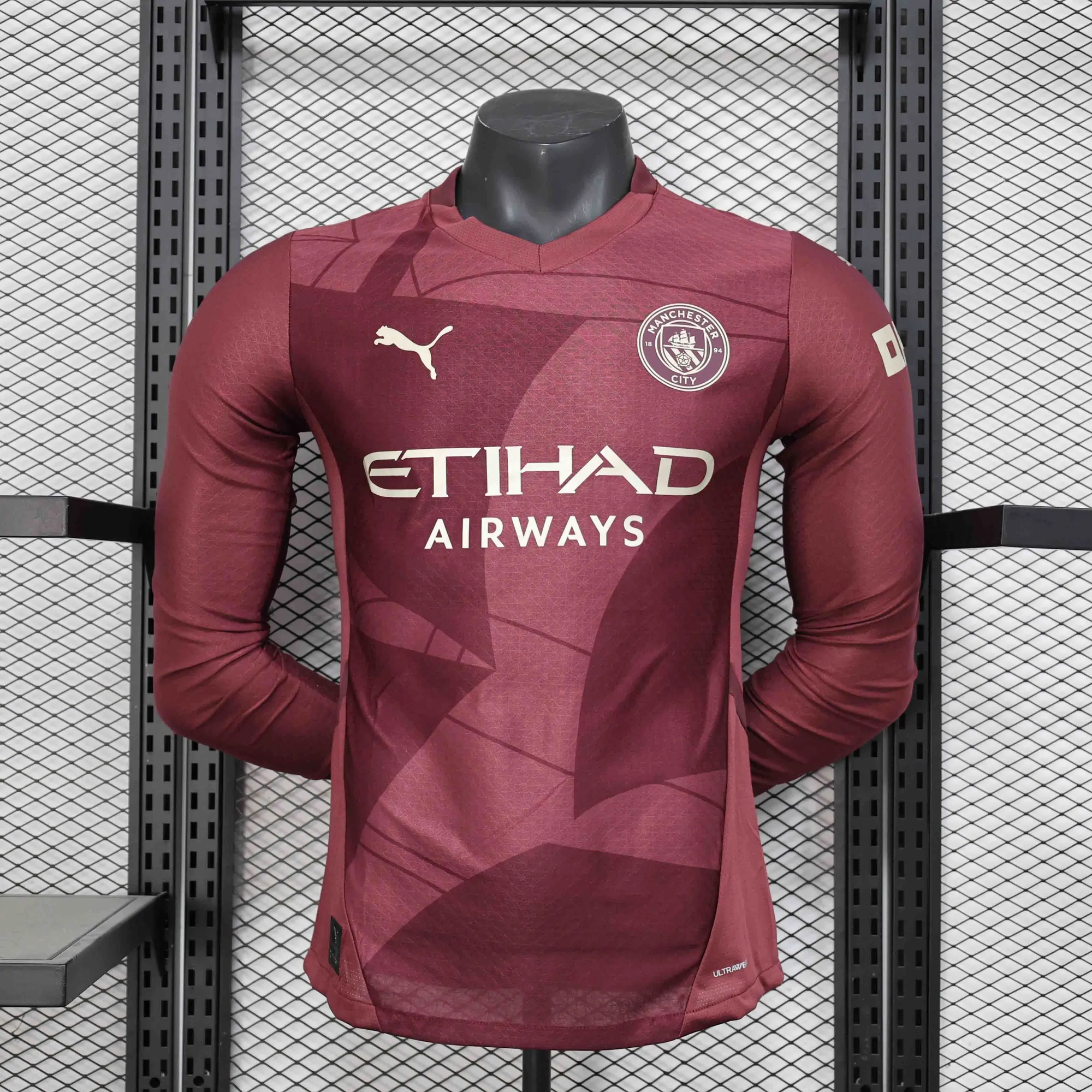 24-25 Manchester City Third Kit Long Sleeve Player Version Shirt AAAAJersey Supplier Yupoo 7
