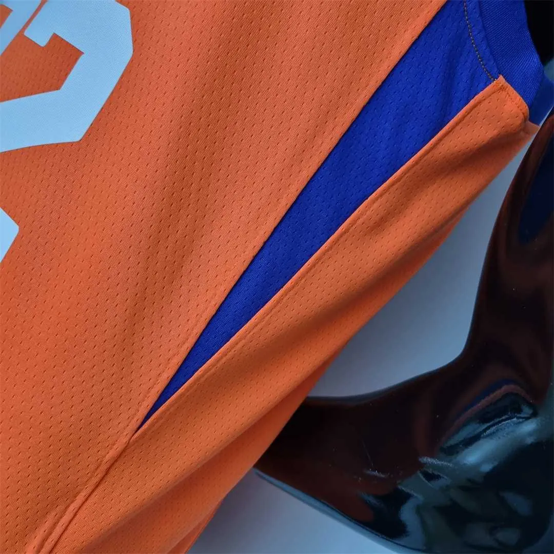 75th Anniversary AYTON#22 Phoenix Suns Jordan Theme Orange NBA Jersey 7