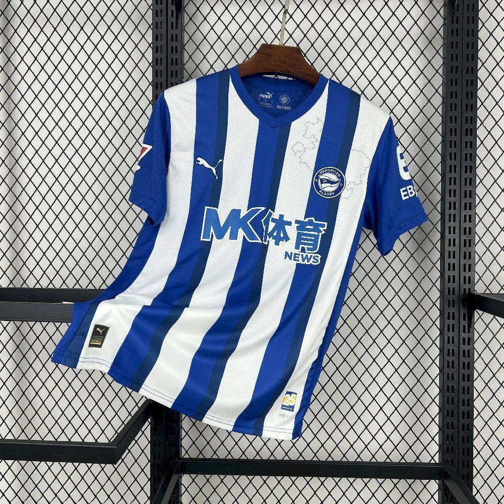 25-26 Alaves Home Shirt Football Apparels Sino AAAAJersey Supply Yupoo 8