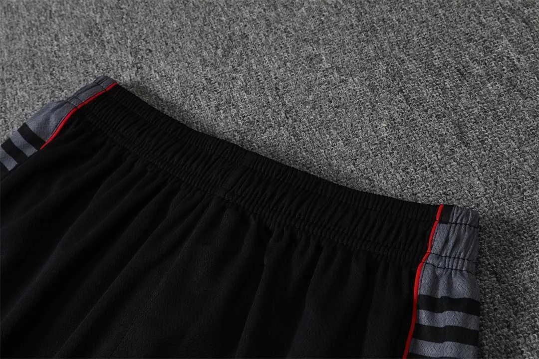 22-23 AC Milan Training Suit Short Sleeve Kit Grey 25