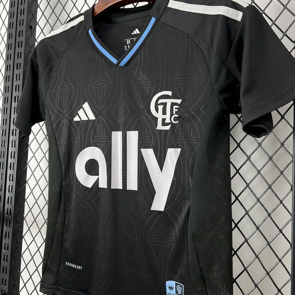 25-26 Charlotte FC Away Kid Kits Soccer AAAAJersey Yupoo 16-28 4
