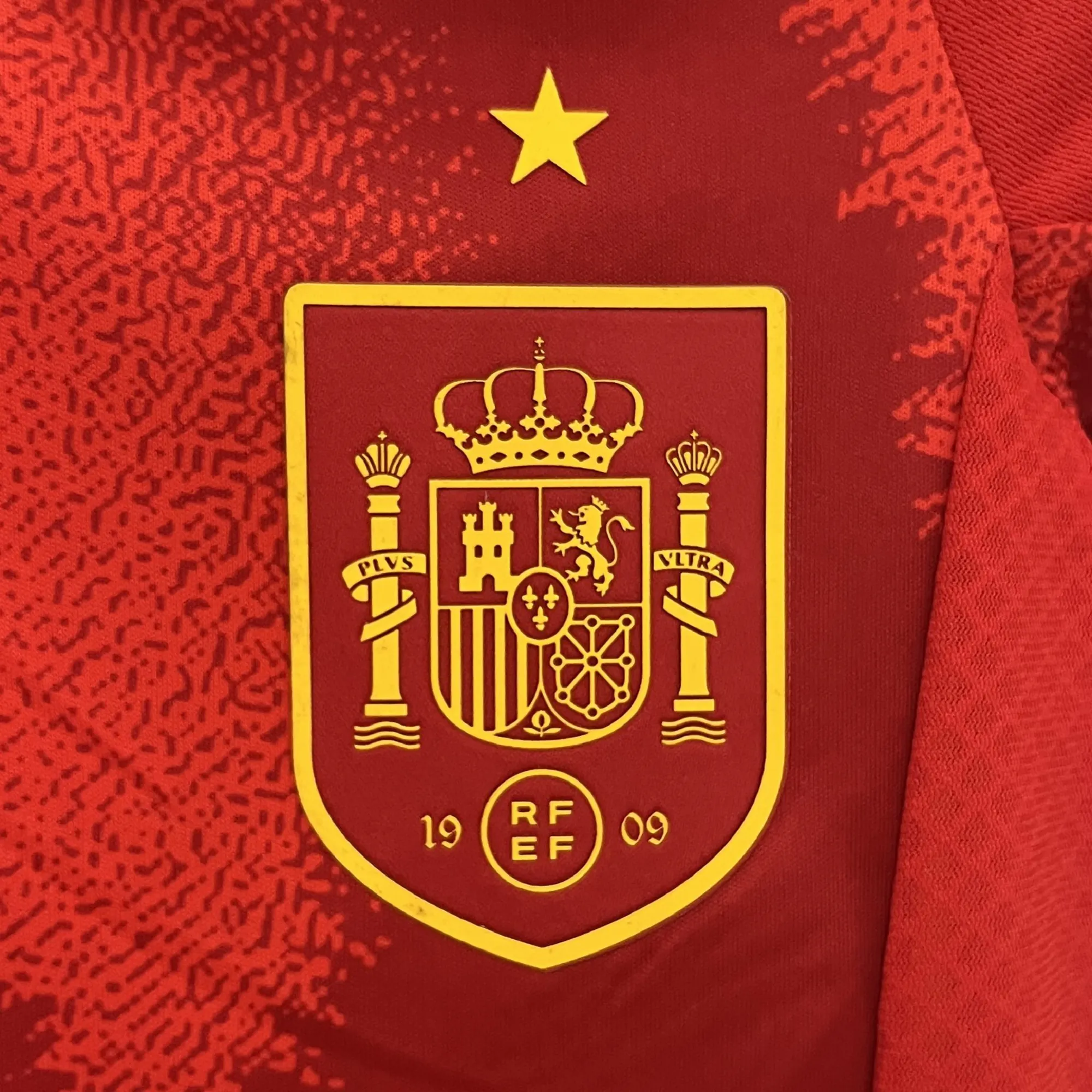 2024 Spain Home Kid Kits Children Sets Football AAAAJersey Yupoo 5