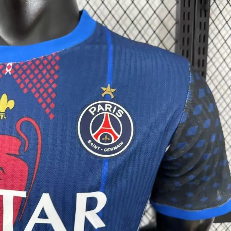 25-26 PSG Special Edition Kit Player Version Maillot été Soccer Sino Shirt AAAAJersey Yupoo 7