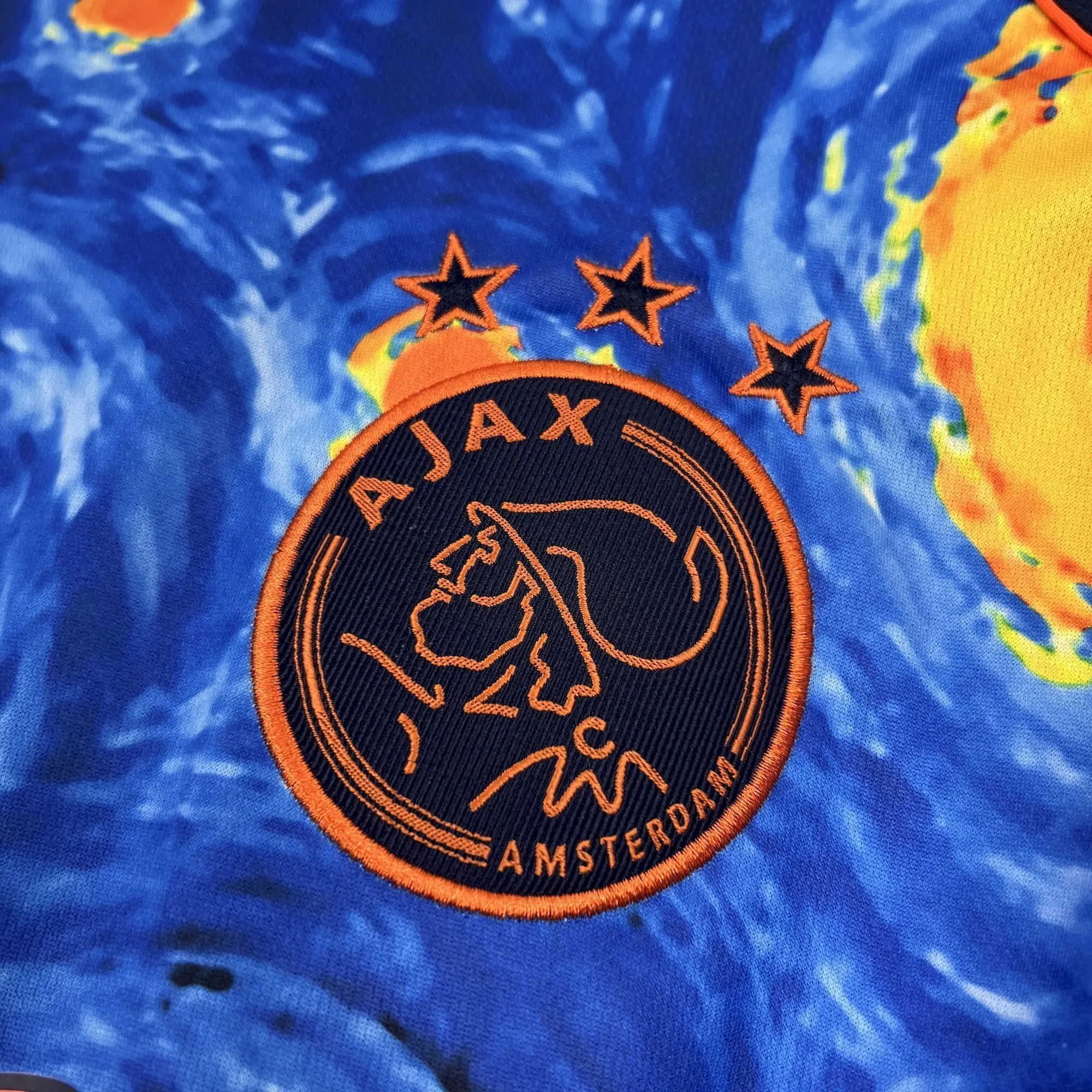 25-26 Ajax x Van Gogh The Starry Night Edition Kit Soccer T-Shirt Cheap AAAAJerseys Supply Yupo 1