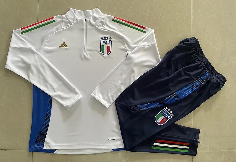 2024 Italy Long Sleeve Training Suit Football Shirts 2