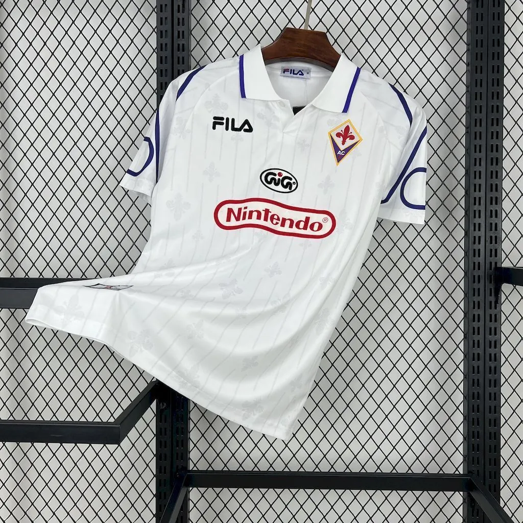 97-98 Fiorentina Away Retro Kit Vintage Shirt AAAAJersey Supplier Yupoo 6