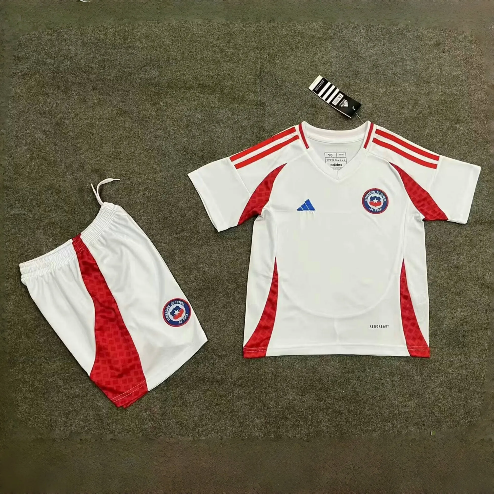 2024 Chile Away Kid Kits Youth Apparels AAAAJersey Wholesale Yupoo 2