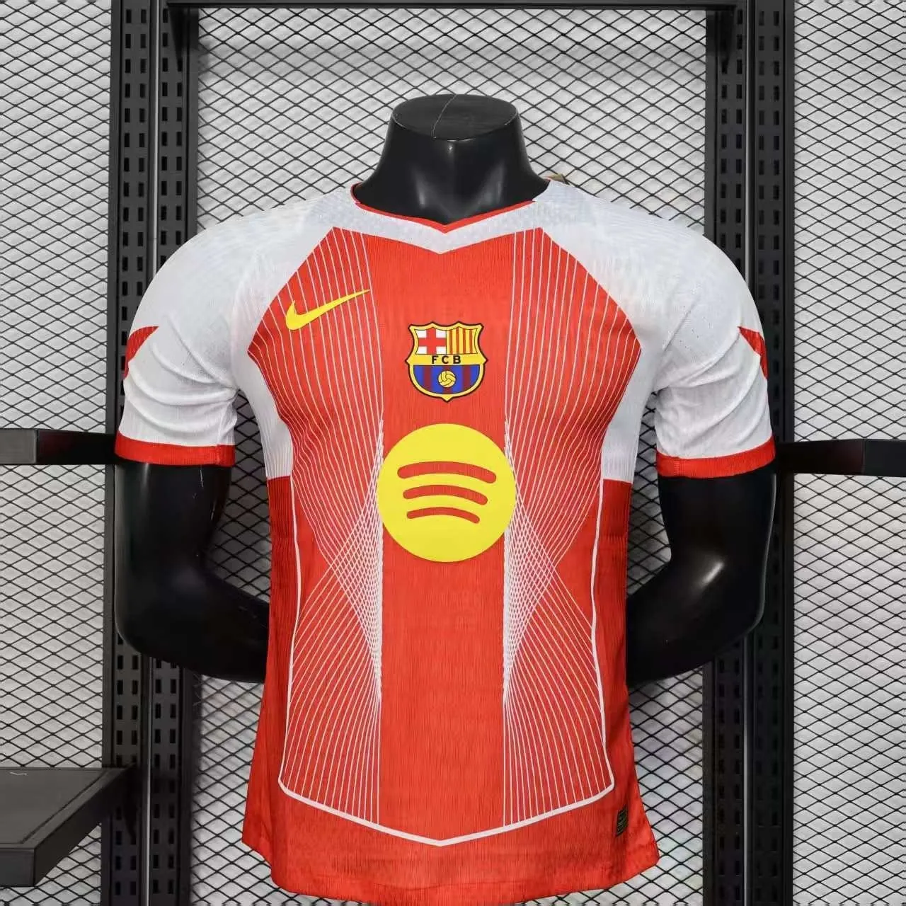 25-26 Barcelona Special Edition Red Kit Player Version Shirt AAAAJersey Yupoo 3