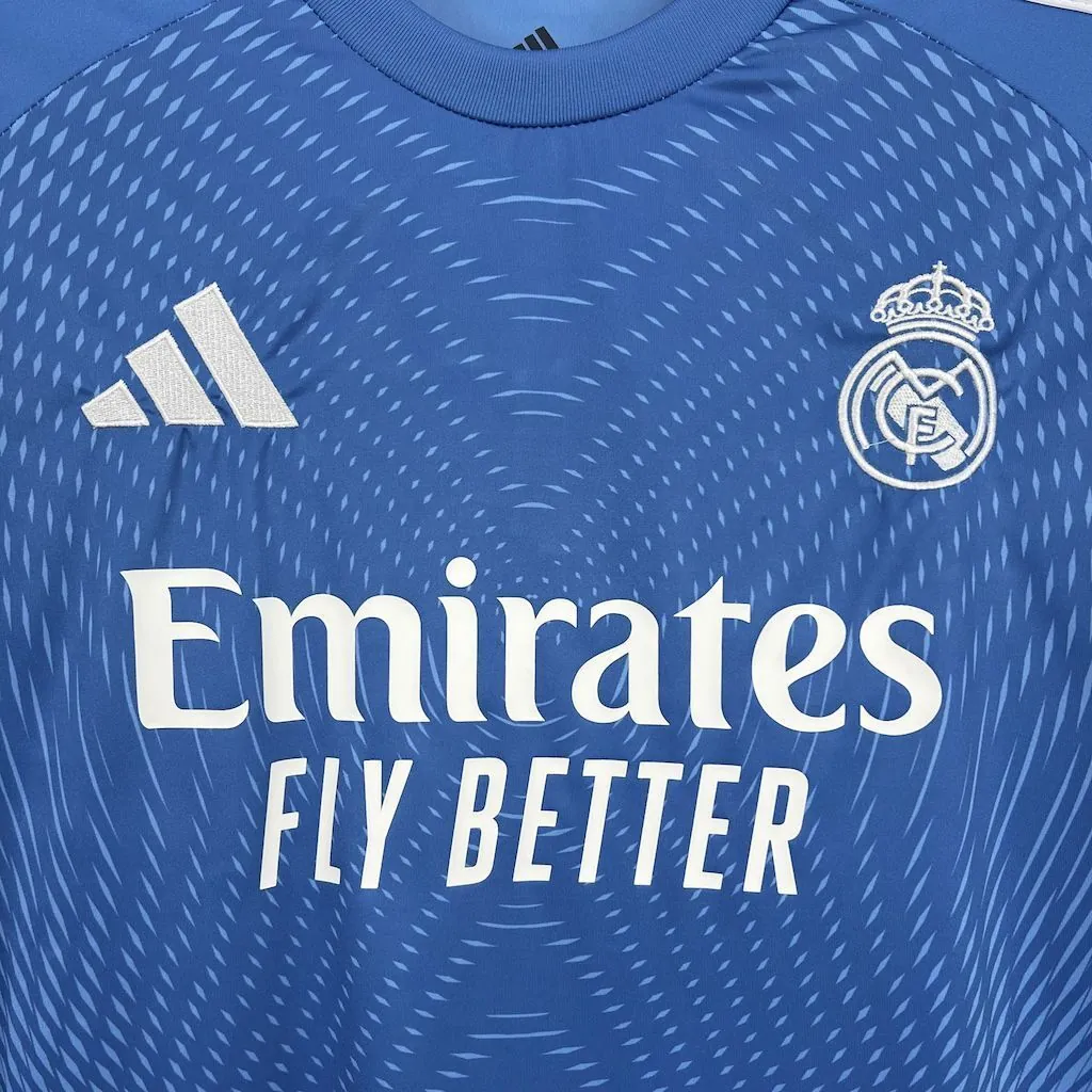 25-26 Real Madrid Blue Goalkeeper Shirt Football Uniforms AAAAJersey Supply Yupoo 3