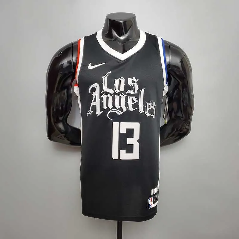 New George #13 Los Angeles Clippers Black 8