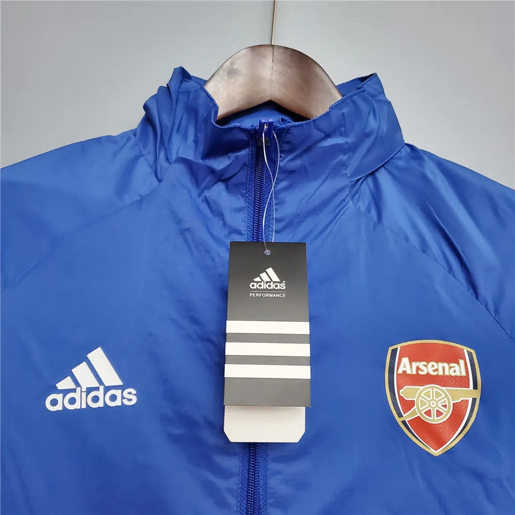 20-21 Arsenal blue windbreaker 2