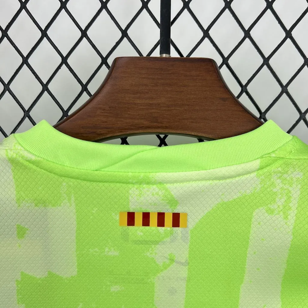 24-25 Barcelona Third Travis Scott Edition Kid Kits Youth Apparels Soccer AAAAJersey Yupoo 5