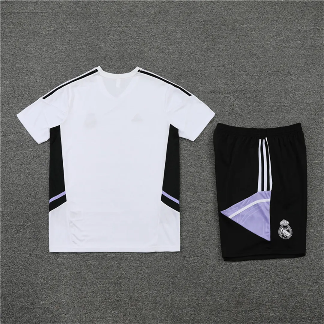 22-23 Real Madrid Training Jersey White 11