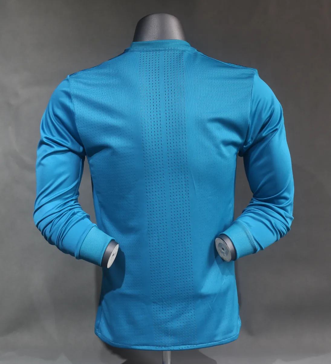 17-18 Real Madrid Third Retro Kit Vintage Player Version Long Sleeve Shirt AAAAJersey Dropship 1