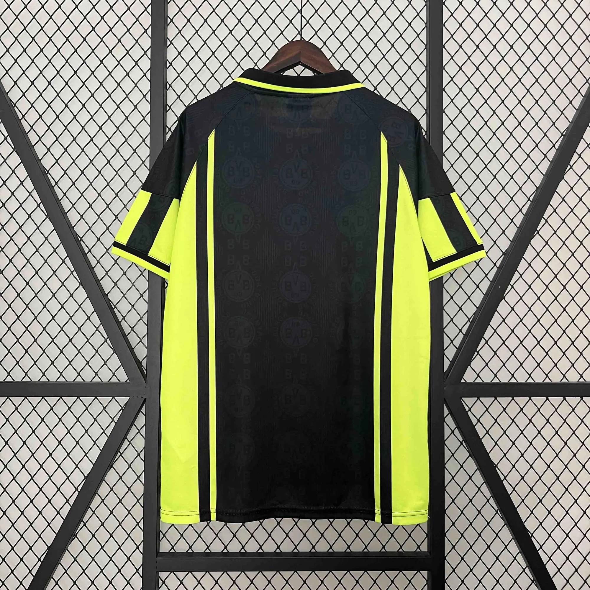 96-97 Dortmund BVB Away Retro Kit Vintage Shirt Best Wholesale Yupoo 1
