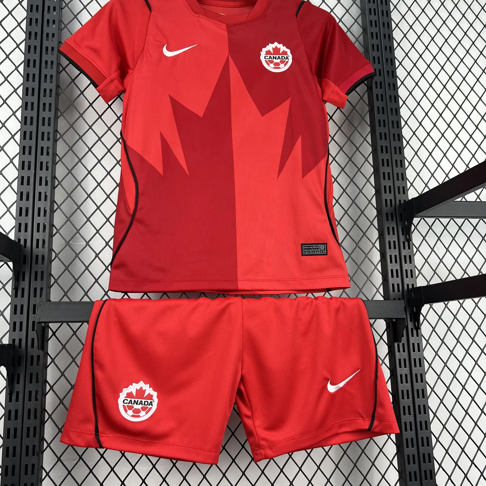 2026 World Cup Canada Home Kids Kit Football Youth Apparels AAAAJersey Supply Yupoo 6 6