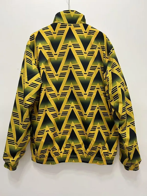 1991 Arsenal Retro Trench Coat Reversible Windbreaker Double-Sides Jacket 7