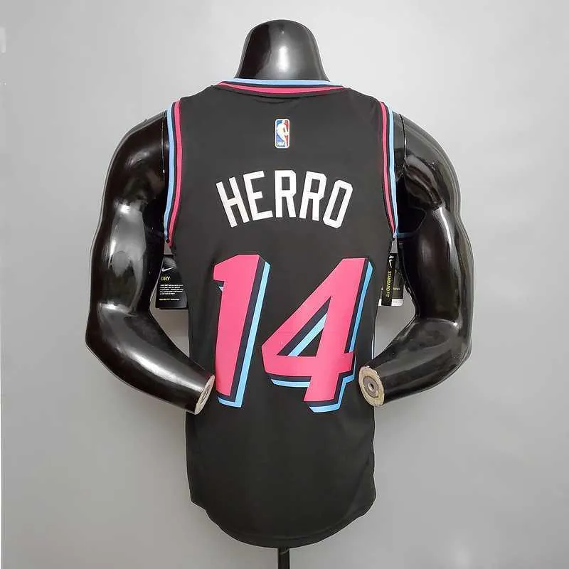 HERRO#14 Miami Heat V-neck black 2