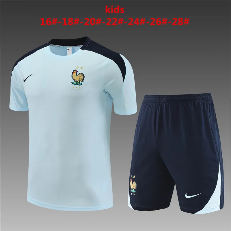 23-24 France Kids Training Soccer Jerseys Yupoo 1