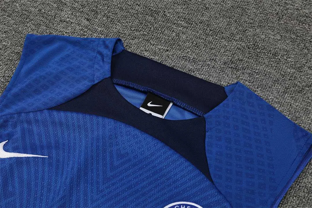 22-23 Chelsea vest training suit kit Diamond Blue 8