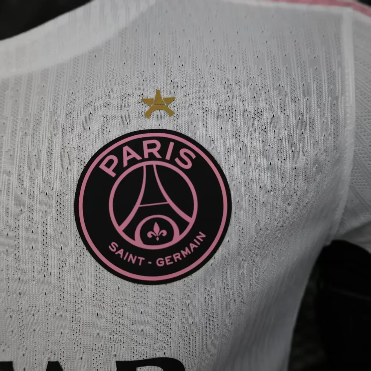 25-26 PSG White&Pink Pre-Match Kit Player Version Shirt Soccer AAAAJersey Yupoo 6
