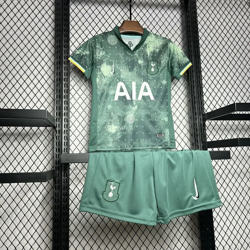 24-25 Tottenham Hotspur Third Kid Kits Youth Apparels Football AAAAJersey Yupoo 3