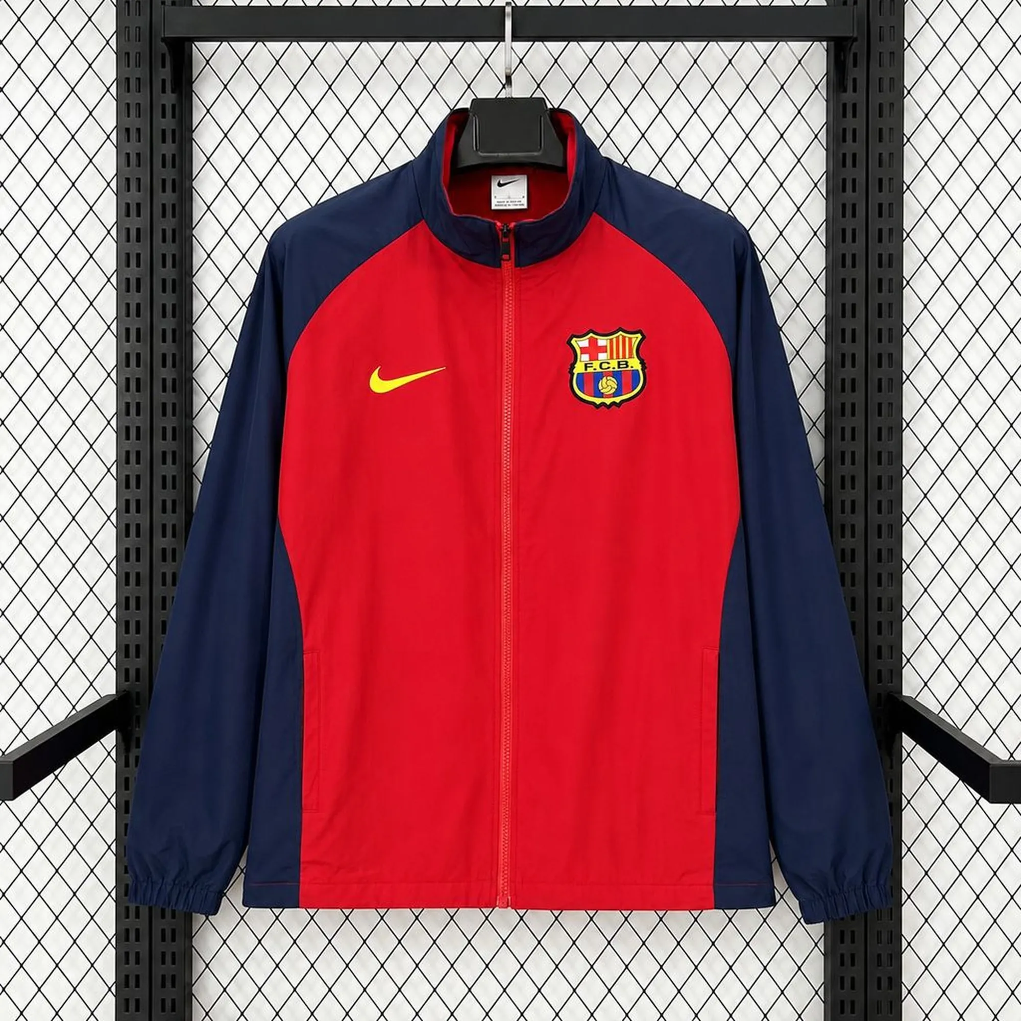 1998 Barcelona Retro Jacket Mens Kit Windbreaker Yupoo 5 2