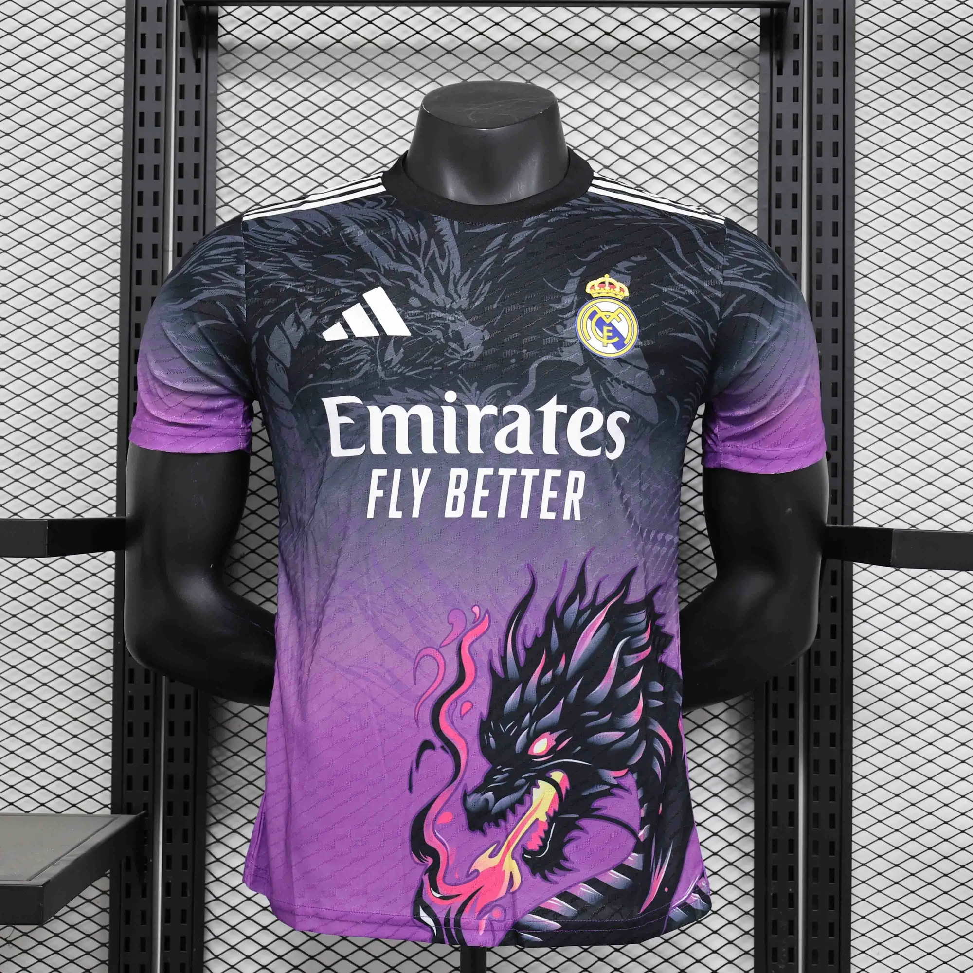 24-25 Real Madrid Flaming Dragon Special Edition Kit Player Version Shirt AAAAJersey Supplier Y 3
