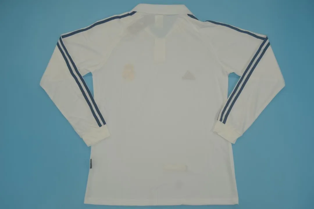 00-01 Real Madrid home long sleeve 5