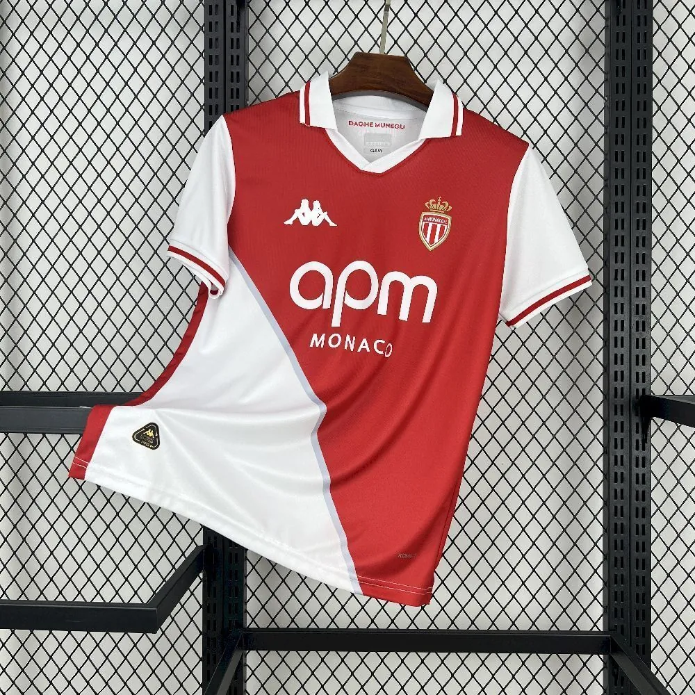 25-26 Monaco Home Shirt Football Apparels ete Sino AAAAJersey Supply Yupoo 7