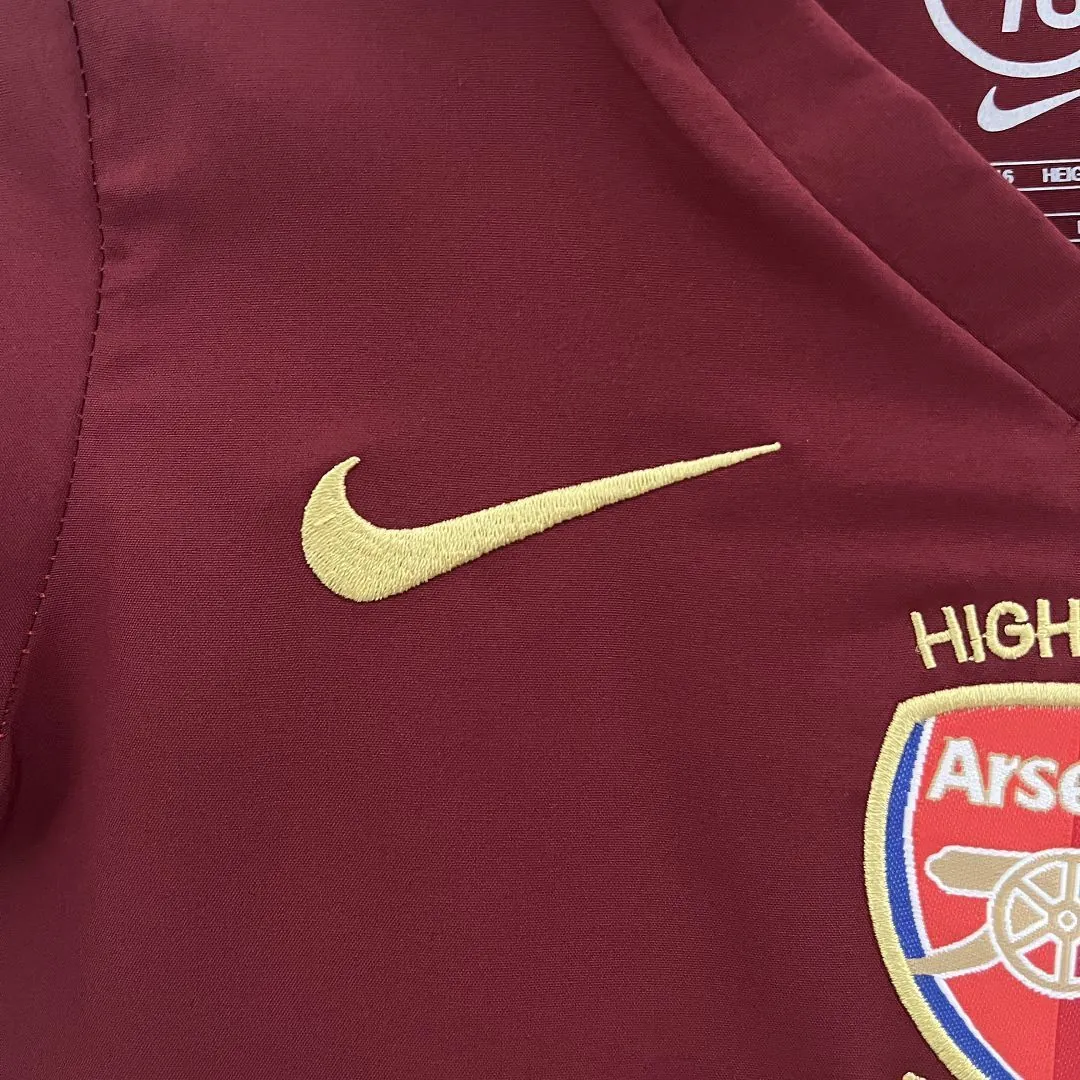 05-06 Arsenal Home Retro Kids Kits Children Shirt Cheap Jerseys Yupoo 1