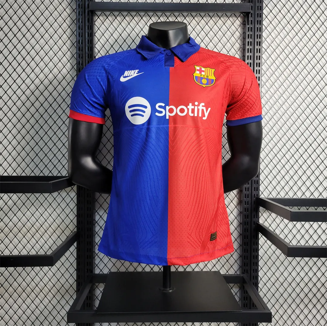 23-24 Barcelona RedBlue Classic player version 9