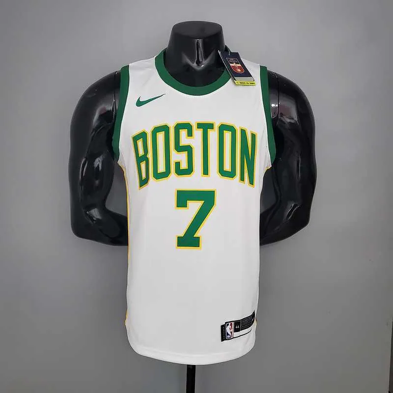 BROWN#7 Celtics White Platinum Limited 9