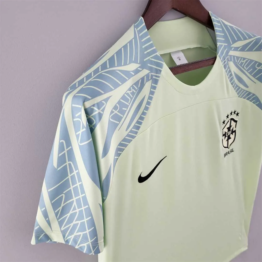 2022 Brazil training suit light green 2