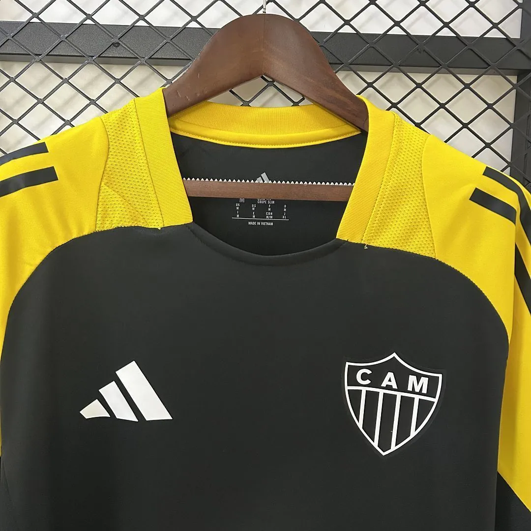 25-26 Atlético Mineiro Training Black Kit Soccer T-Shirt AAAAJersey Dropship Yupoo 4