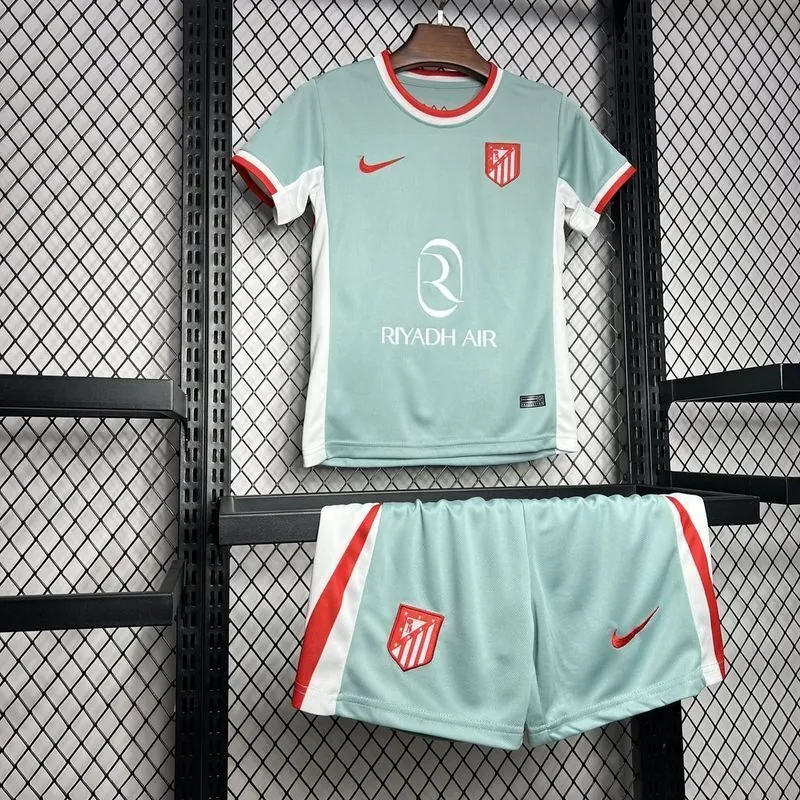 24-25 Atletico Madrid Away Kid Kit Youth Apparels Football AAAAJersey Yupoo 5