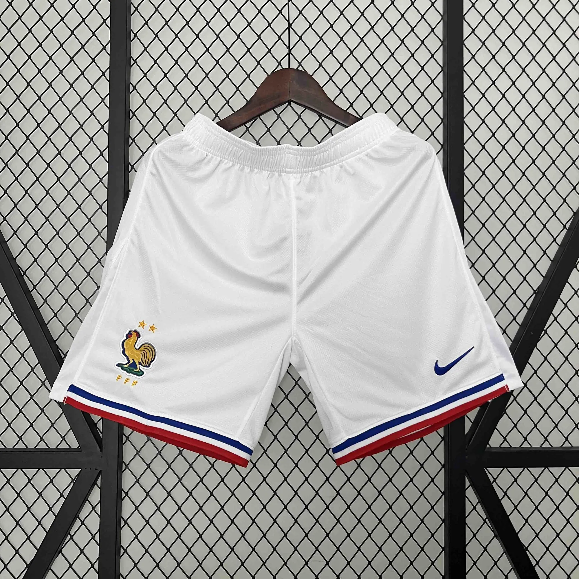 2024 France Home Shorts UEFA Euro 2024 Football Uniform AAAAJerseys Dropshipping Yupoo 2
