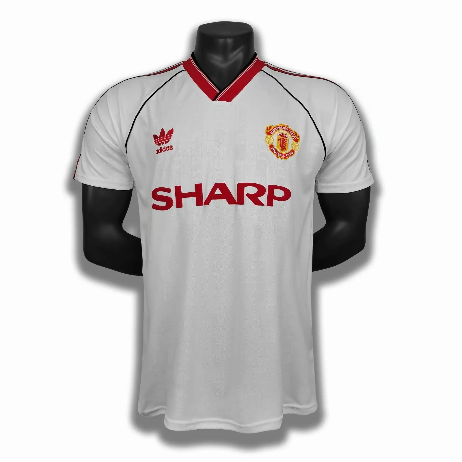 88-89 Manchester United away white 8