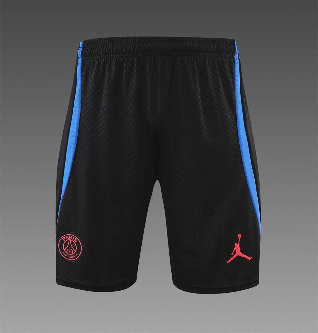 22-23 PSG training suit short sleeve kit Black Blue 2