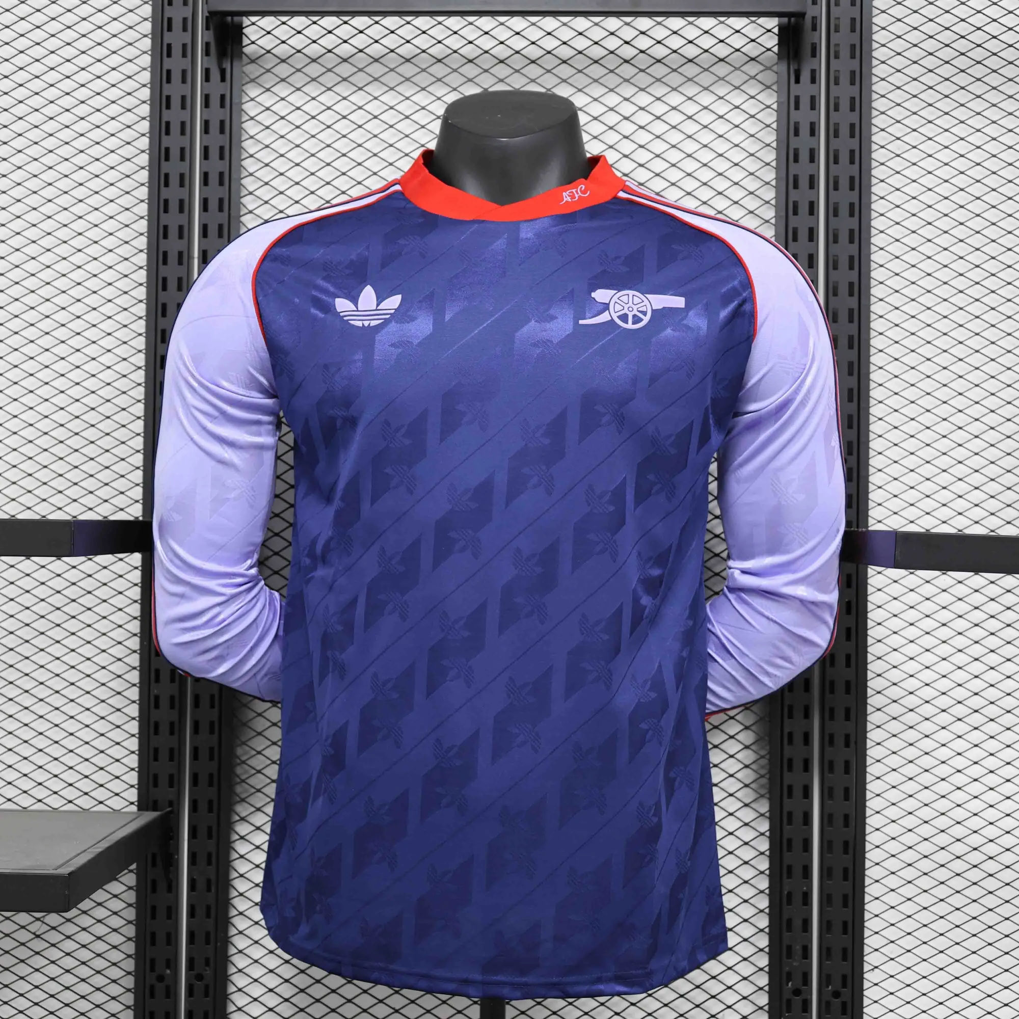 24-25 Arsenal LFSTLR Purple Long Sleeve Kit Player Version Shirt AAAAJersey Supplier Yupoo 3