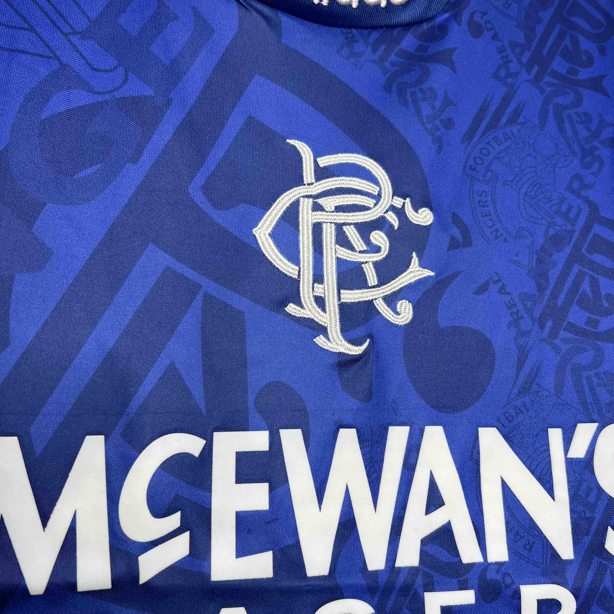 94-96 Rangers Home Retro Kit Football Uniform AAAAJerseys Dropshipping Yupoo 4