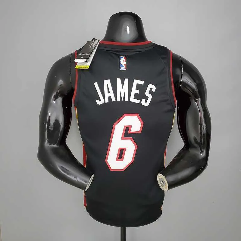 Miami Heat JAMES#6 Black 5