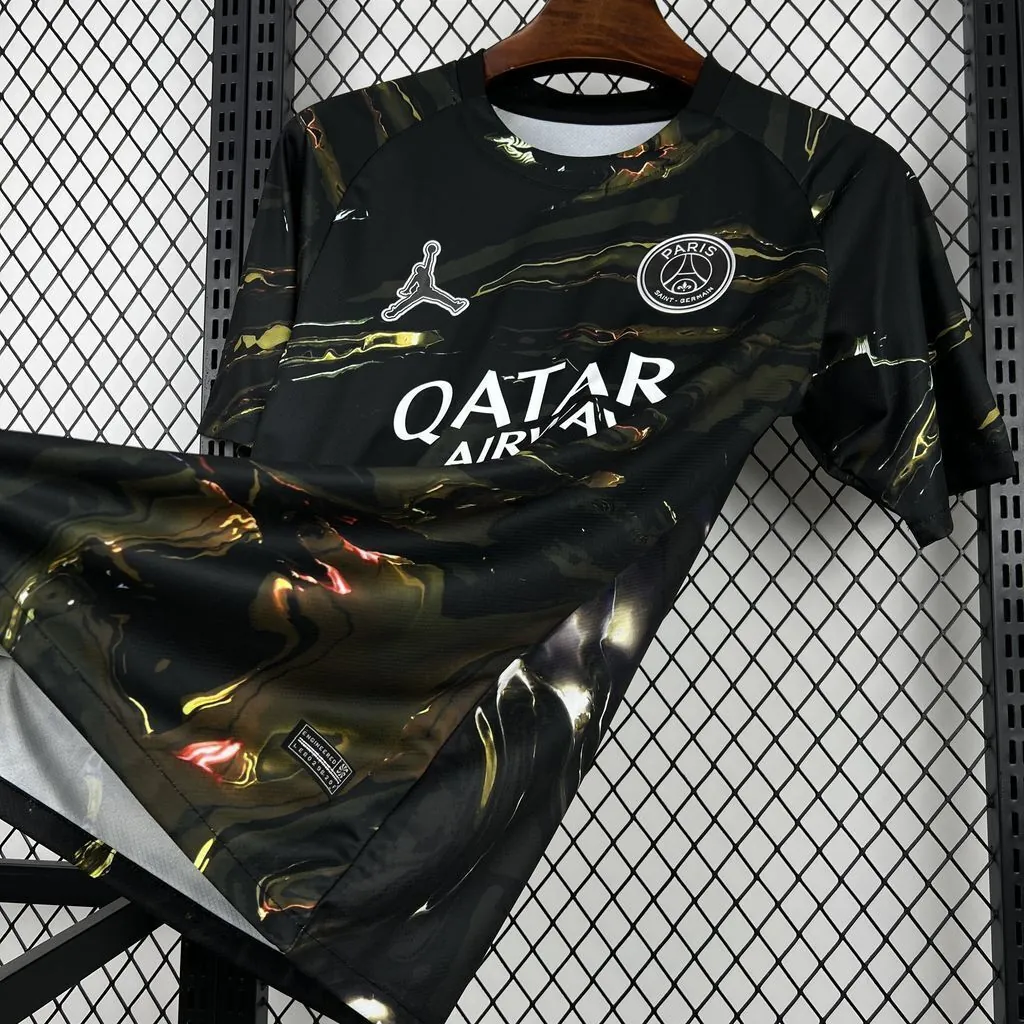 2025-26 PSG Jordan Night Edition Away Football jersey Fan version AAAAJersey Supply Yupoo 8