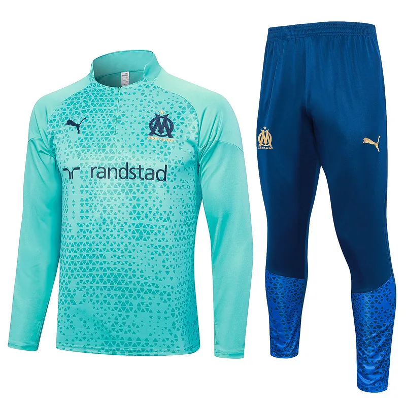 23-24 Marseille Long Sleeve Training Suit Yupoo 2