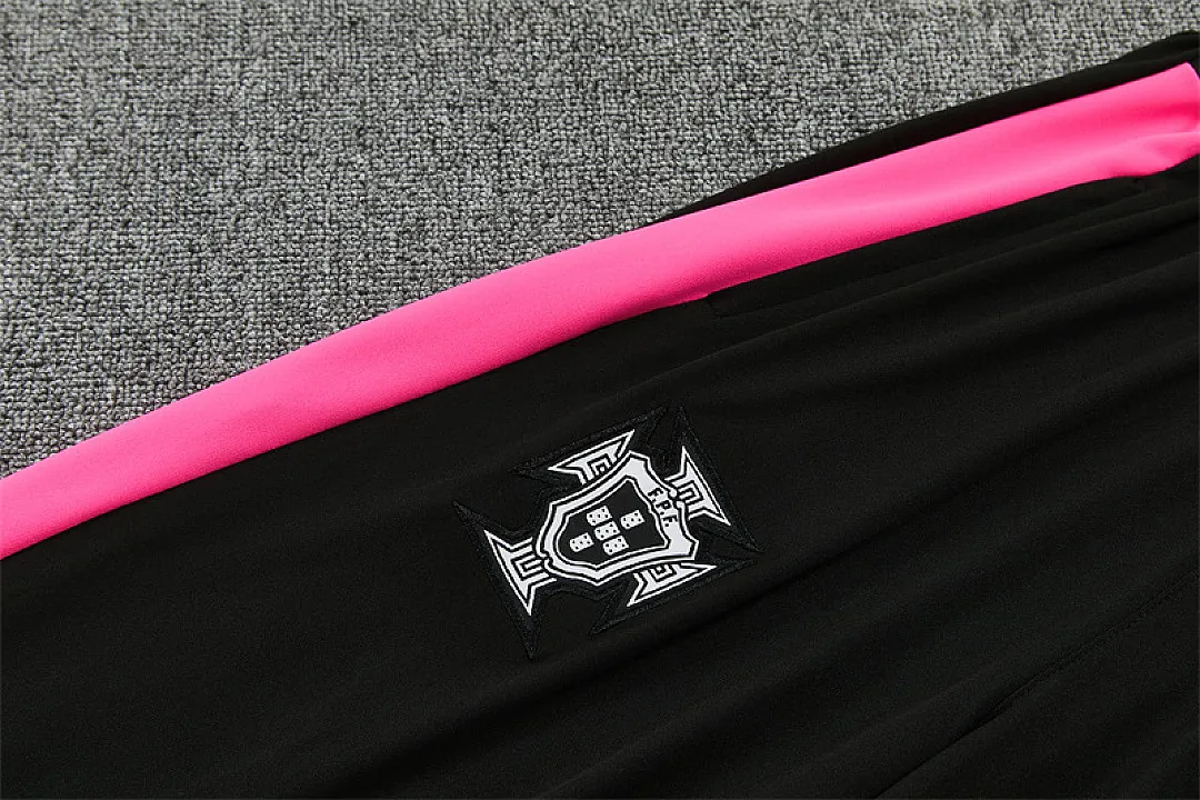 2026 Portugal Mens Kit Football Pink Training Long Sleeve Suit Yupoo 11 1